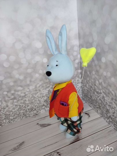 Мягкая игрушка заяц новый