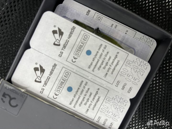 2 пачки по 20 Картриджи для тату OG tattoo 1rl 3rl