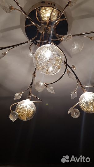 Люстра потолочная бу