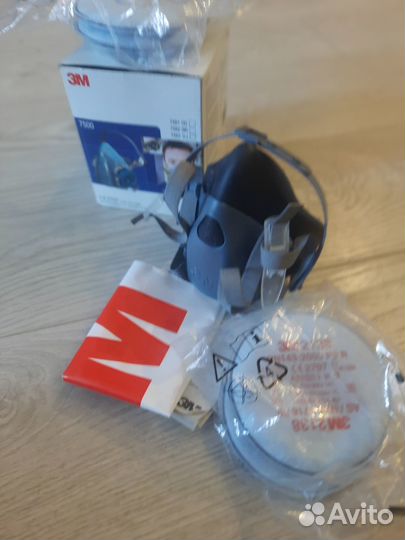 Комплект маска 3м и фильтра 2138 2шт