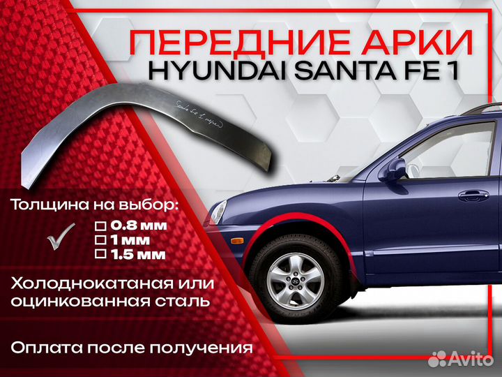 Ремонтные арки передние на Hyundai Getz
