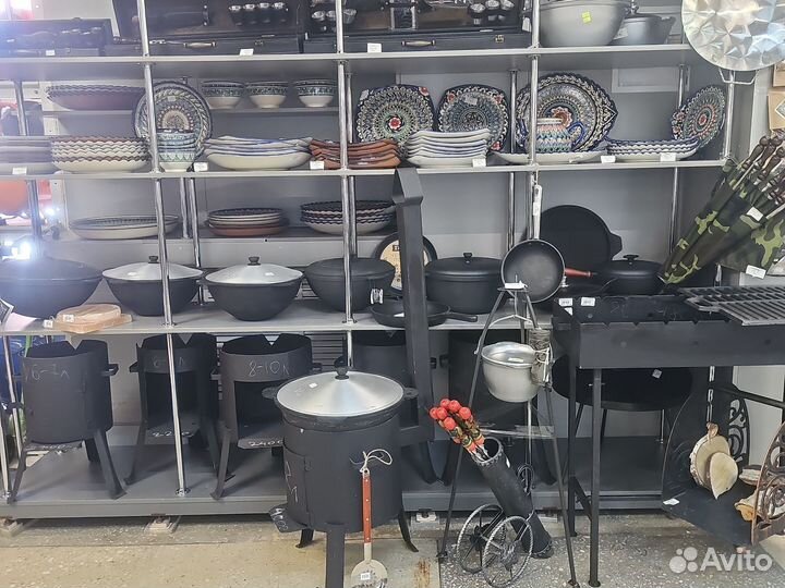 Казан чугунный 60 лит