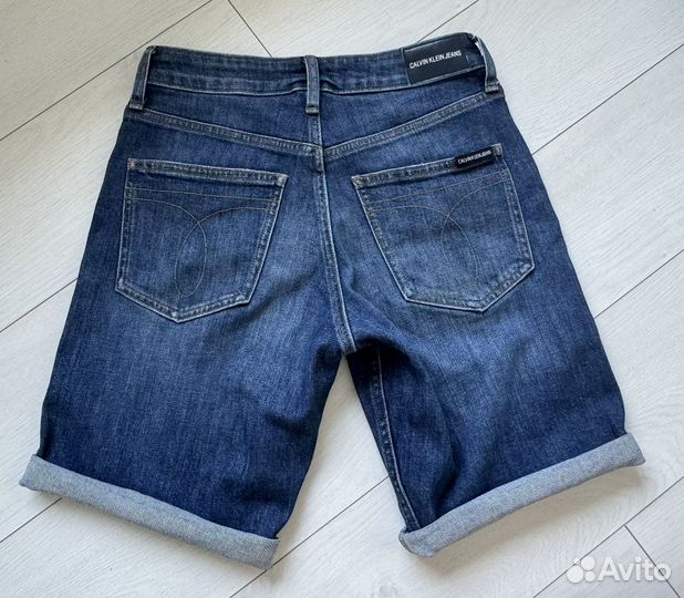 Шорты джинсовые calvin klein jeans, 25, оригинал