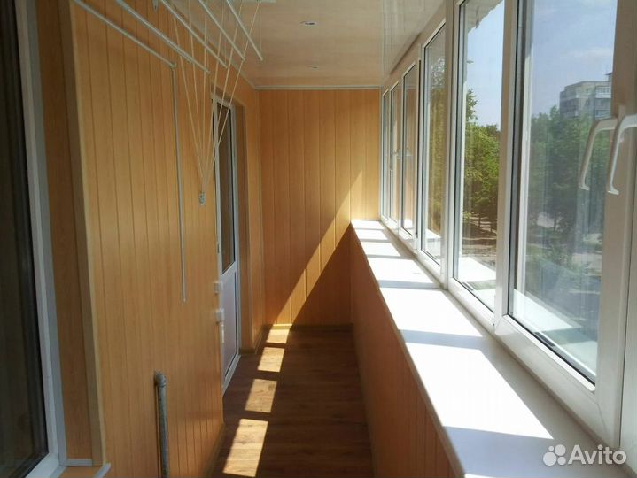 Остекление теплое с расширением