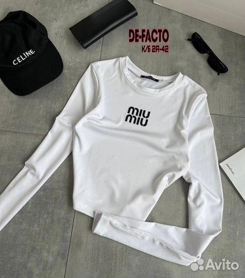 Топик женский с длинным рукавом единый размер