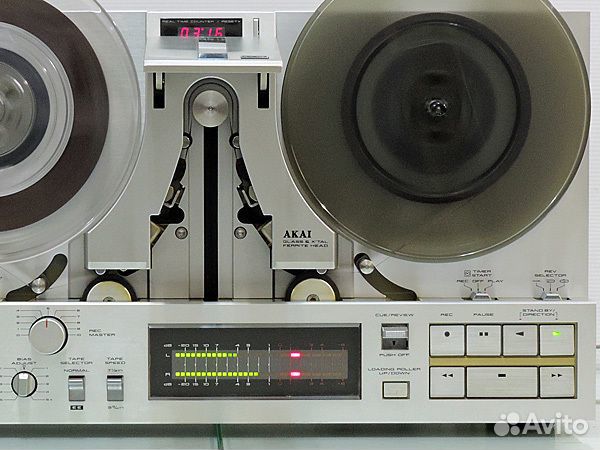 Катушечник akai- GX-77 япония- отл.сост