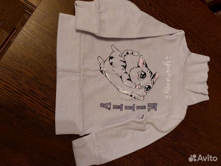 Вещи пакетом водолазка, кофта, платье рост 86