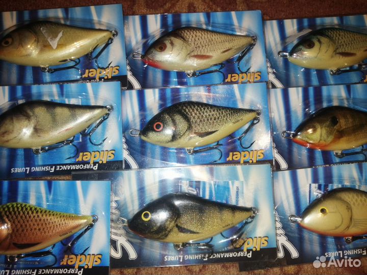 Salmo slider 10F 12F салмо Воблер