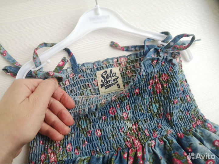 Сарафан Sela для девочки 9 лет новый