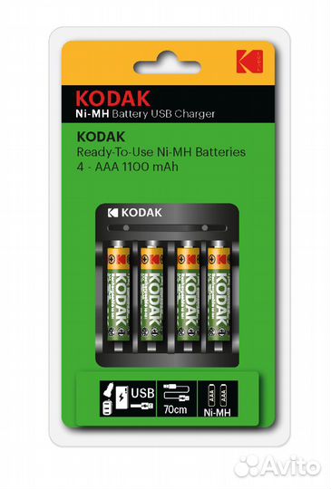 Зарядное устройство с акб Kodak AA/AAA