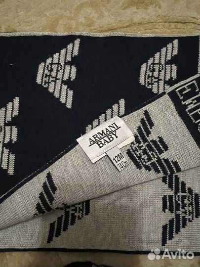Шапка и шарф armani