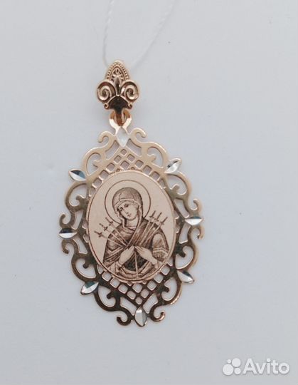 Золотая подвеска