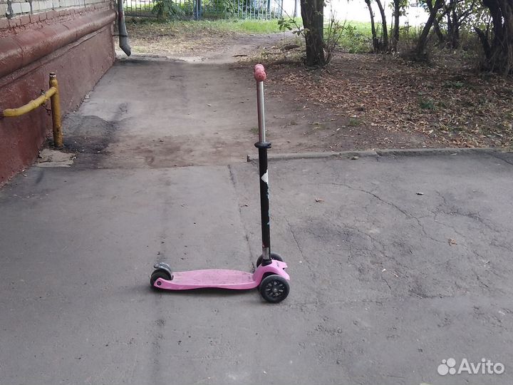 Самокат детский трехколесный бу