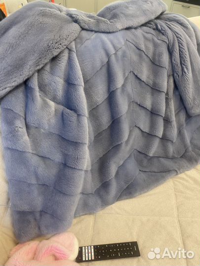 Шуба норковая с капюшоном 46 48