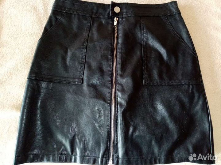 Кожаная юбка