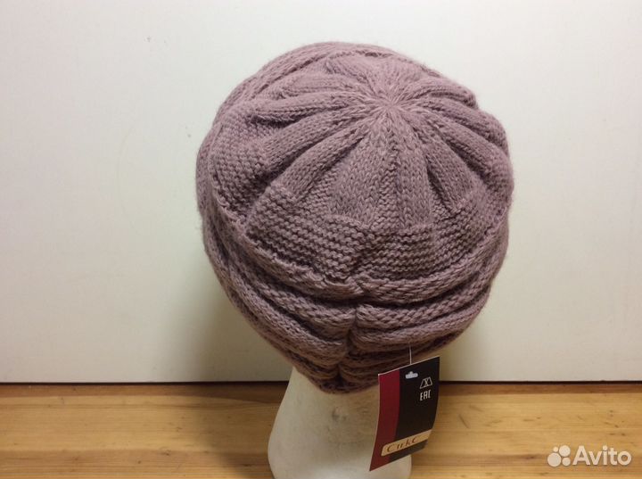 Уютная шапочка на осень и зиму,р-р 53-56, арт 314