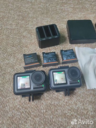 Экшн камера Dji osmo action + допы