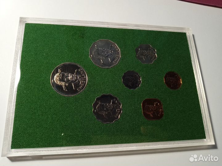 Свазиленд набор монет 1974 г