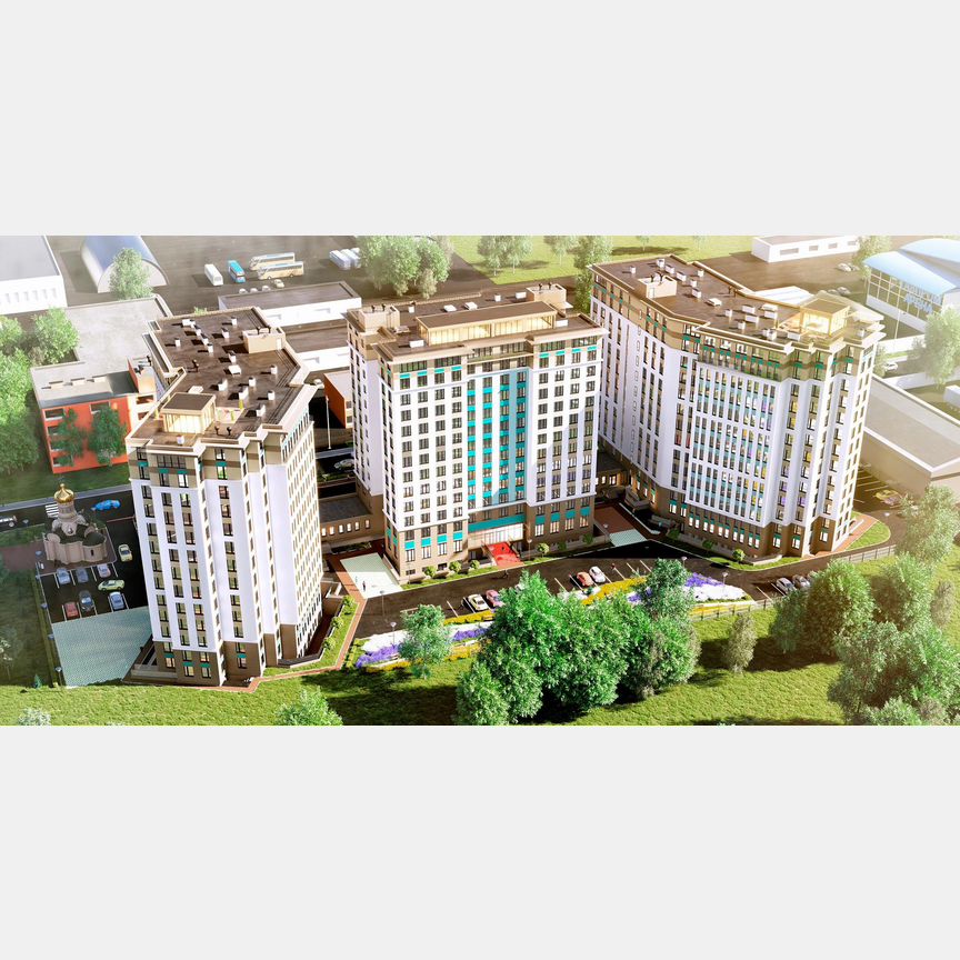 1-к. апартаменты, 40,2 м², 8/13 эт.