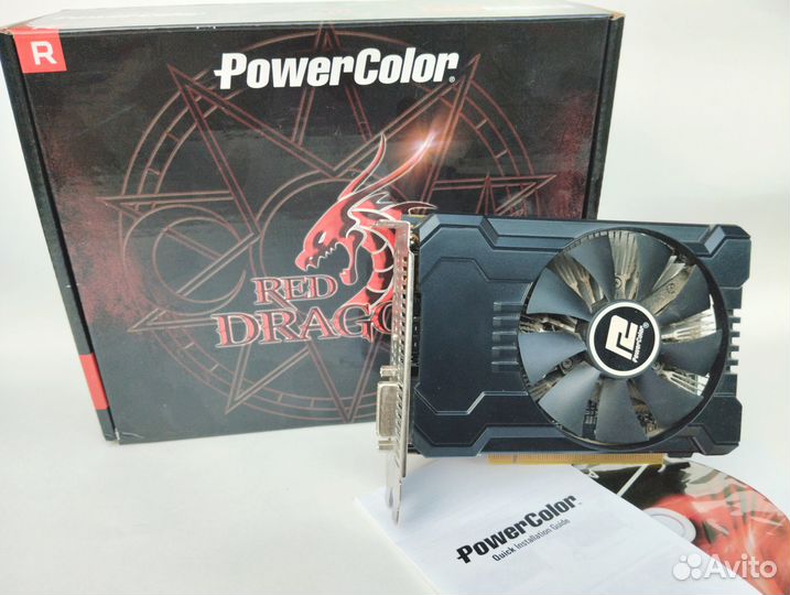 Видеокарта PowerColor Red Dragon RX 550 4GB gddr5