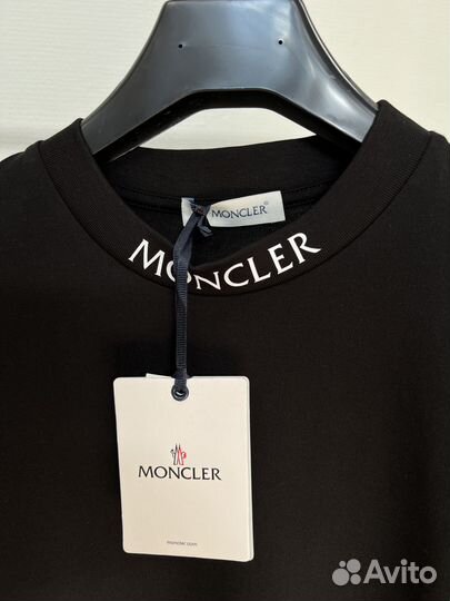 Мужская футболка Moncler черная