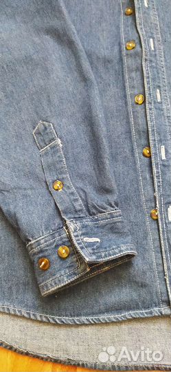 Рубашка джинсовая 152 размер