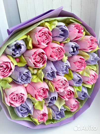 Зефирные тюльпаны