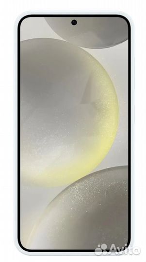 Чехол Silicone Case для Samsung S24 белый