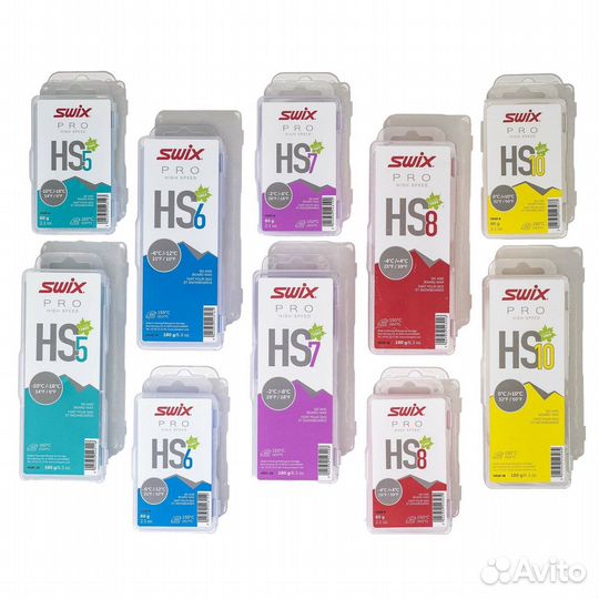 Парафин swix HS6 Blue -6C/ -12C, 180g