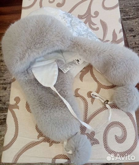 Зимний комбинезон для девочки 116 и шапка