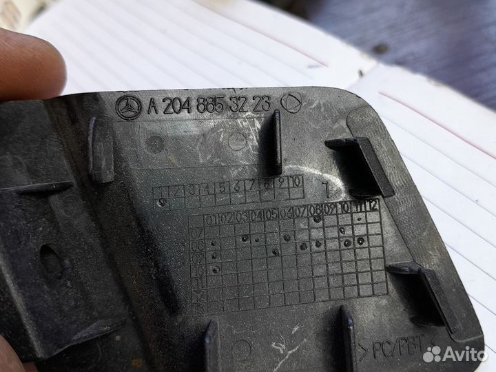 Заглушка бампера Mercedes X204 GLK