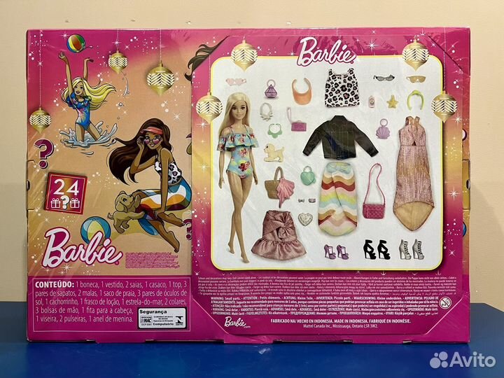 Barbie GXD64 Адвент календарь с Барби