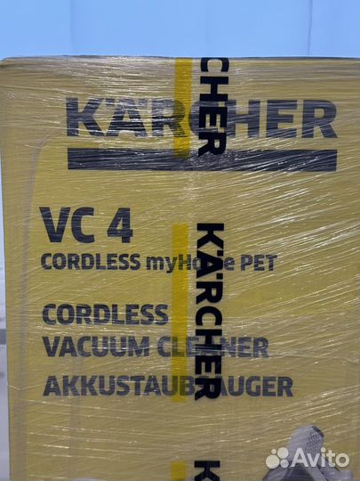 Пылесос karcher VC 4 Cordless myHome Pet