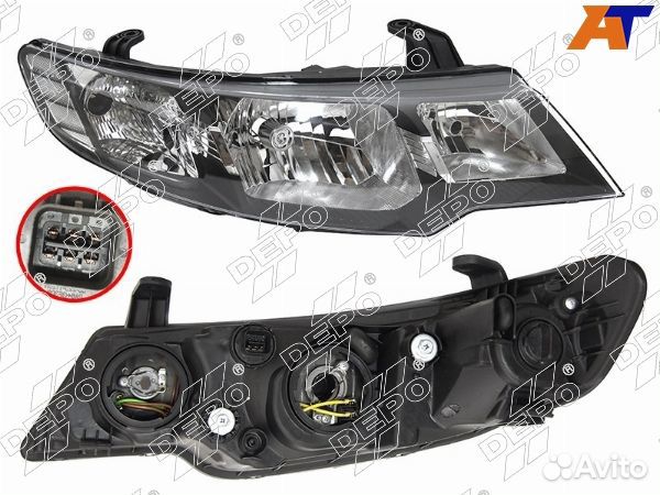 Фара KIA cerato, KIA cerato/forte 08-13