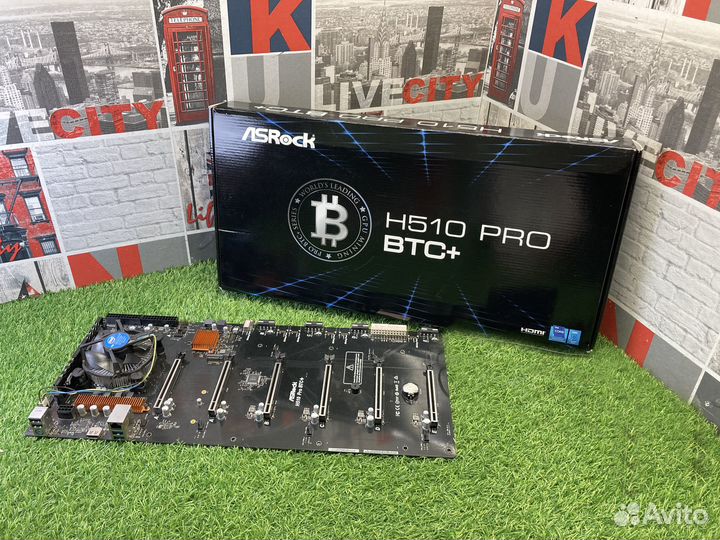 ASRock H510 Pro BTC+ + Celeron G5900 + RAM 4GB