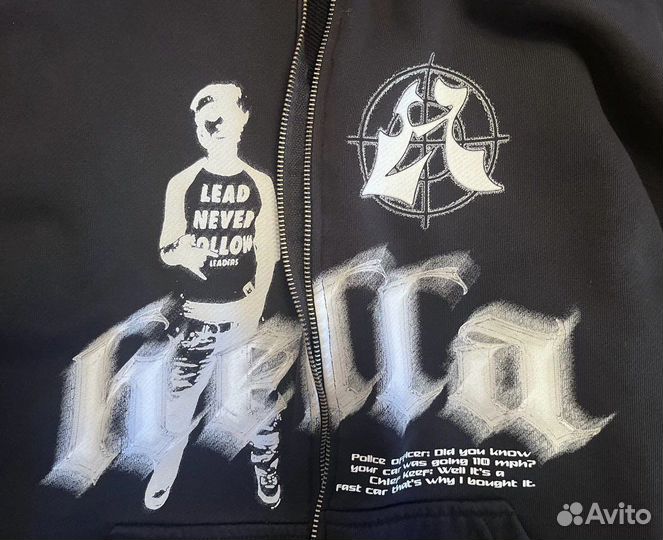 Зип худи hella