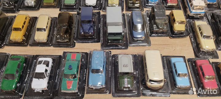 Модели Автолегенды СССР Deagostini 1:43