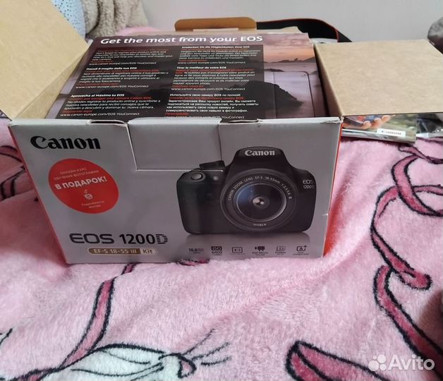 Зеркальный фотоаппарат Canon eos 1200d