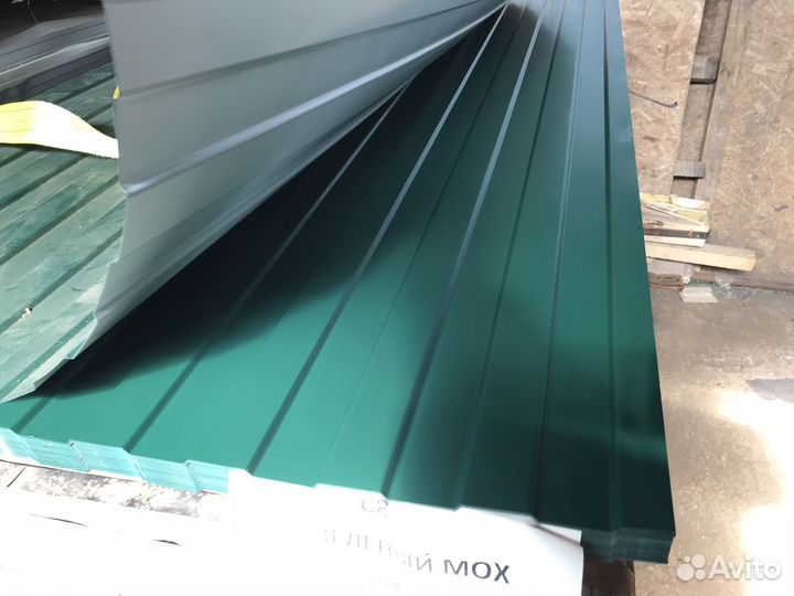 Профнастил зеленый мох