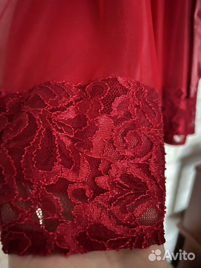 Платье женское вечернее красное на выпускной