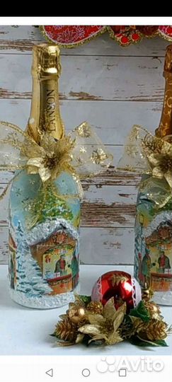 Оформление декор шампанского