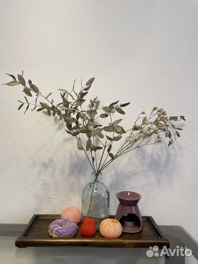 Декор.Бутылочка стеклянная