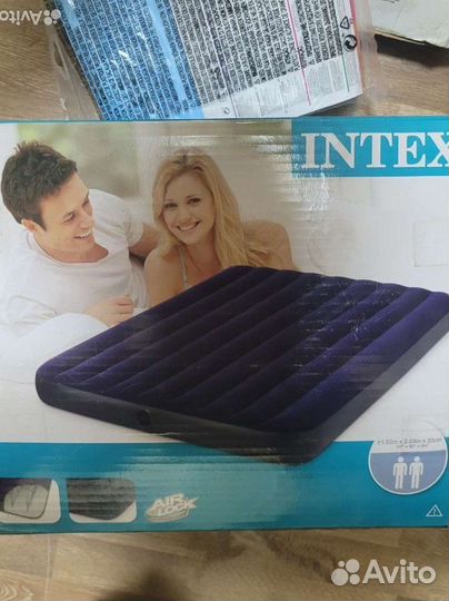 Надувной матрац матрас intex