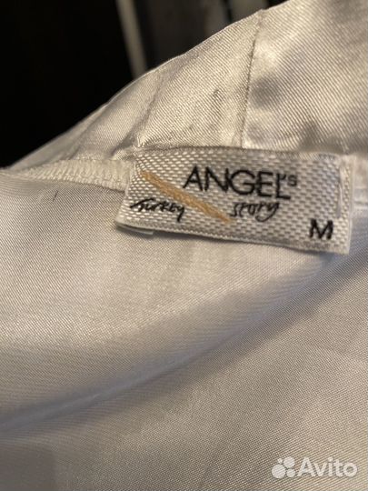 Халат женский с кружевом