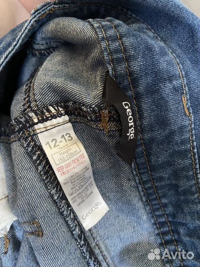 Джинсовый комбинезон