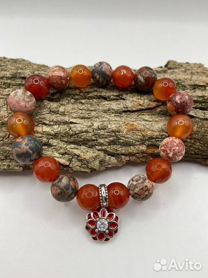 Браслет-талисман из камней «Энергия страсти»