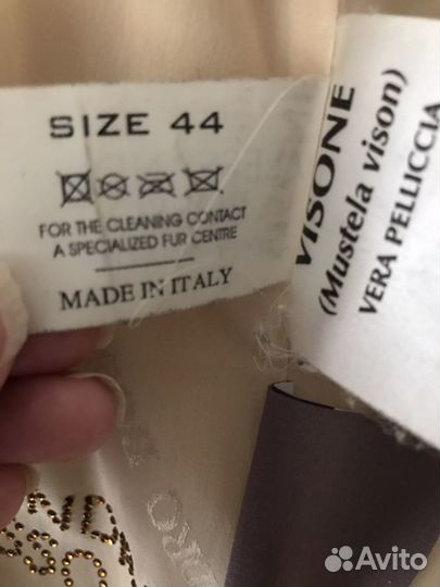 Шуба норковая Италия оригинал Alexsandro Bosso