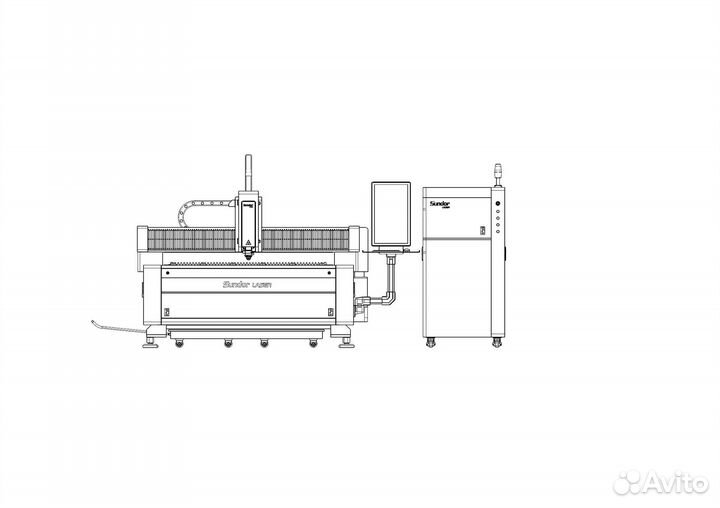 Оптоволоконный лазер SD-3015C 6000W