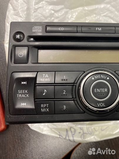 Магнитола 2 din clarion hp-3495 28185 JD00A Nissan