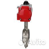 Затвор дисковый поворотный DN.ru 316L-316L-epdm Ду150 Ру16, корпус - нержавеющая сталь, диск - нержа